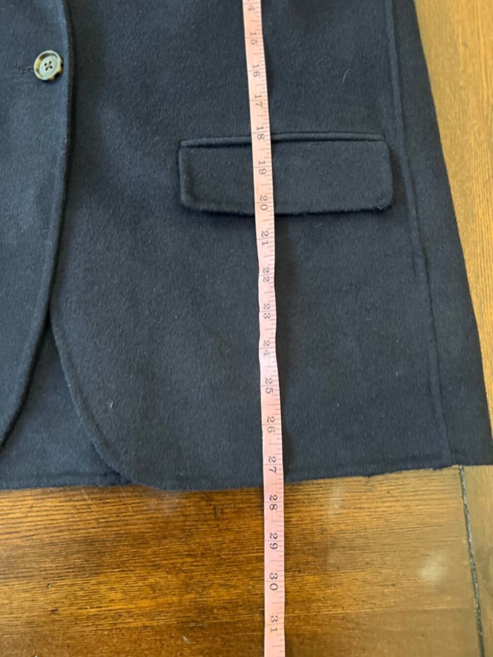 J.Crew Navy Blue Blazer Single Button Blazer Jacket Pockets Business Casual 6 - Picture 7 of 7